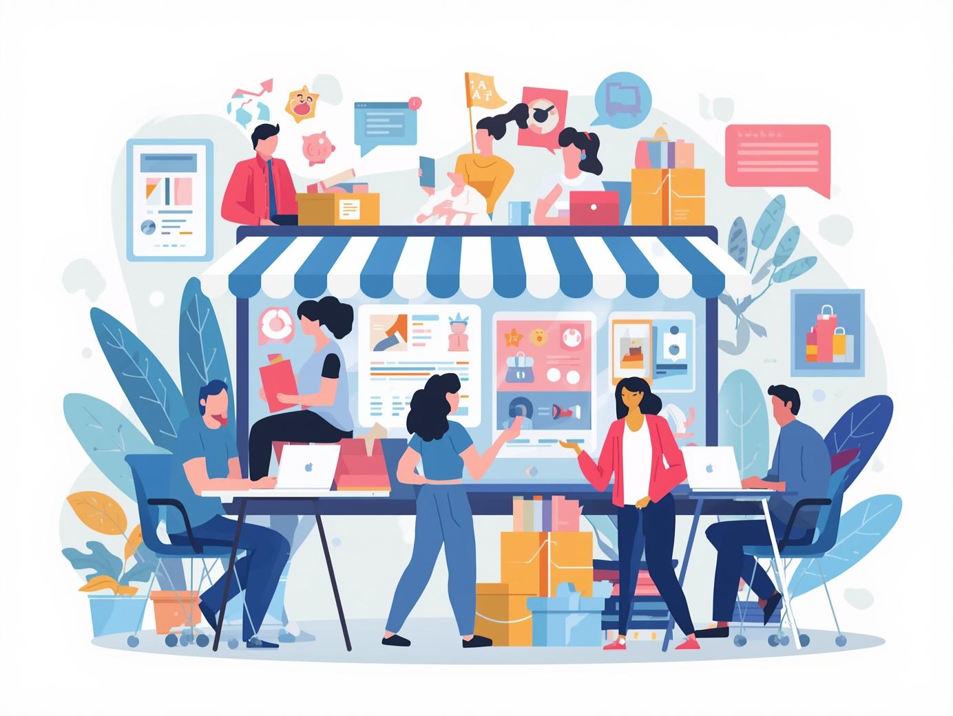 selling online via e-commerce store